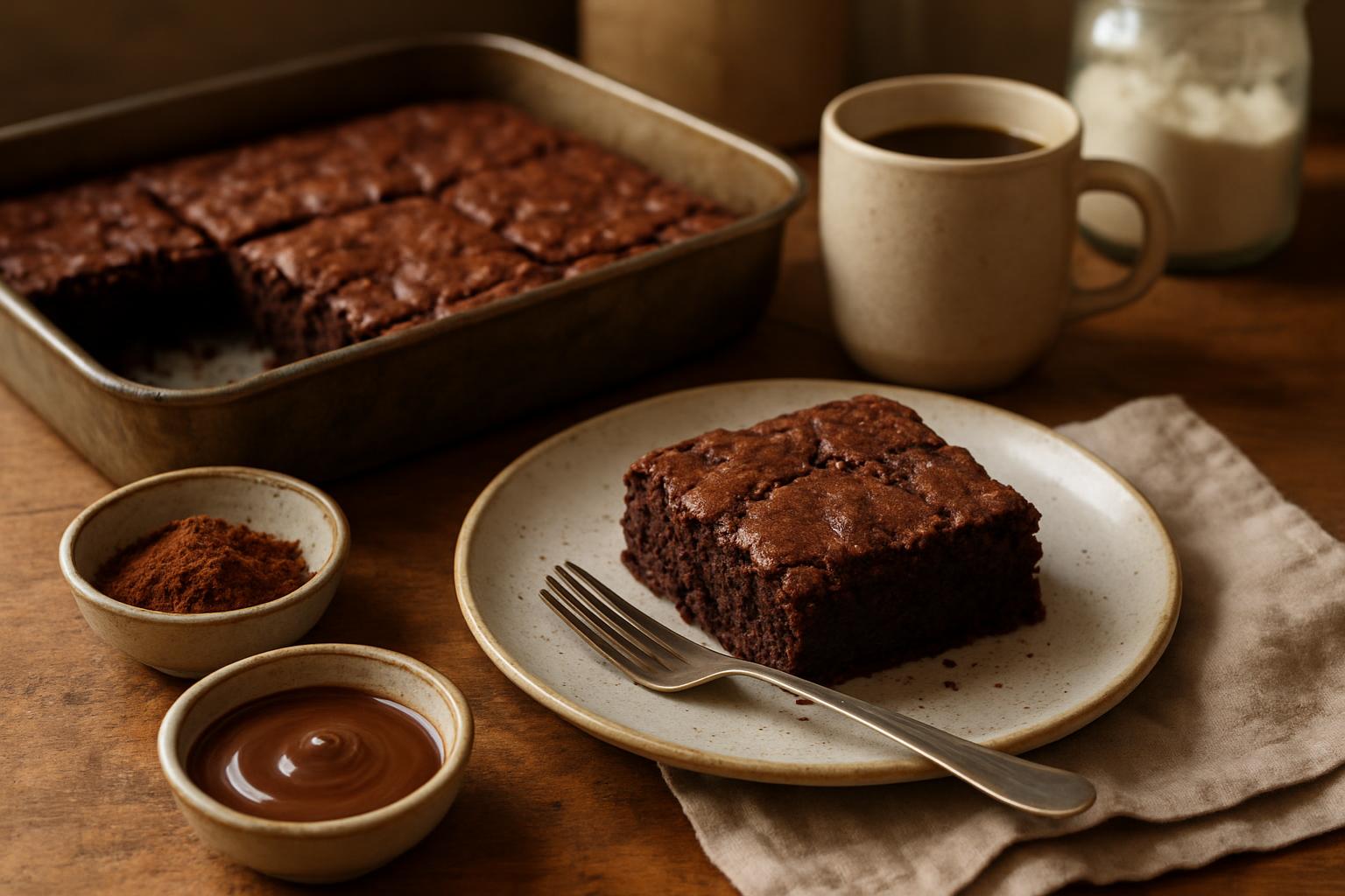 Jak długo piec brownie, żeby było wilgotne?